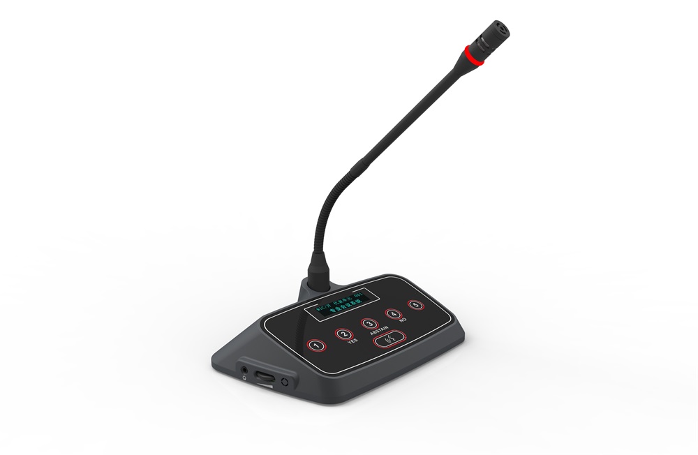 桌面(miàn)式觸摸代表發(fā)言表決單元(帶OLED液晶顯示) KD-6013D