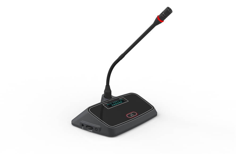 桌面(miàn)式觸摸代表發(fā)言單元（帶OLED液晶顯示） KD-6012D