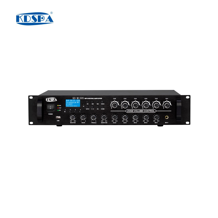 帶6分區音量獨立調節/MP3/藍牙/收音機合并式功放 KD-M130/ KD-M260S/KD-M360S/KD-M500S/KD-M650S